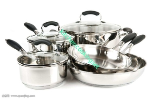Home Kitchen Pots And Pans Set , Induction Pan Set Low Maintenance Durable
