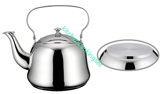 Mirror Polished Stainless Steel Tea Kettle Rust Resistant Food Grade Ss201 #