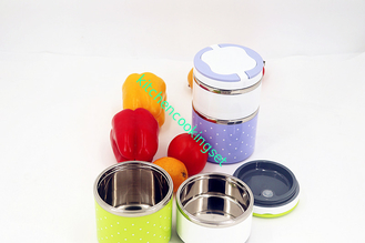 201 # Stainless Steel Lunch Box Containers With Food Grade PP Outer Case