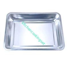 Customized Stainless Steel Rectangular Tray Easy Cleaning Rust Resistant