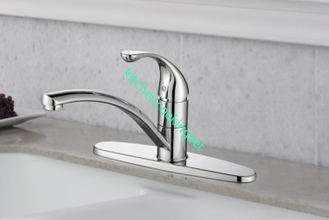 Kitchen Modern Sink Faucet With Ceramic Valve Core 304 Stainless Steel