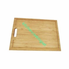 Non - Slip Wood Chopping Block , Professional Wood Cutting Boards With Juice Grooves