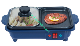 Personal Electric Bbq Grill , Multi Funtional Electric Flat Grill 1200w - 1400w