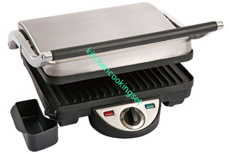 Kitchen Panini Sandwich Grill , Commercial Panini Grill Easy Cleaning