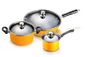 Custom Stainless Steel Non Stick Cookware , Easy Cleaning Non Stick Pots And Pans Set