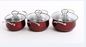 High Polishing Stainless Steel Cookware Sets With Glass Lid Elegant Style