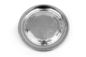 Silver Color Round Stainless Steel Serving Tray , 50CM Stainless Steel Drinks Tray