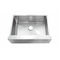 Single Bowl Stainless Steel Corner Sink , Satin Finished Apron Front Farmhouse Sink