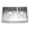 Long Lasting 36 Inch Apron Sink , Apron Front Kitchen Sink Luxurious Satin Finish