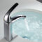 Square Modern Sink Faucet For Bathroom Brushed Surface Treatment