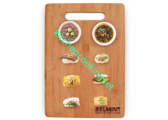 Non - Slip Bamboo Cutting Board Special Shape Customized Size OEM Accepted