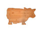 Custom Bamboo Cutting Board Animal Shaped With Shrink Wrap Packing