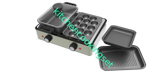Non Stick Red Pots And Pans Set For Induction Cooker Professional Elegant Design
