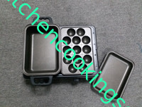 Non Stick Red Pots And Pans Set For Induction Cooker Professional Elegant Design