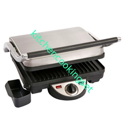 4 Slices Home Panini Grill With Ss Housing , Adjustable Temperature Control