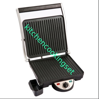 4 Slices Home Panini Grill With Ss Housing , Adjustable Temperature Control